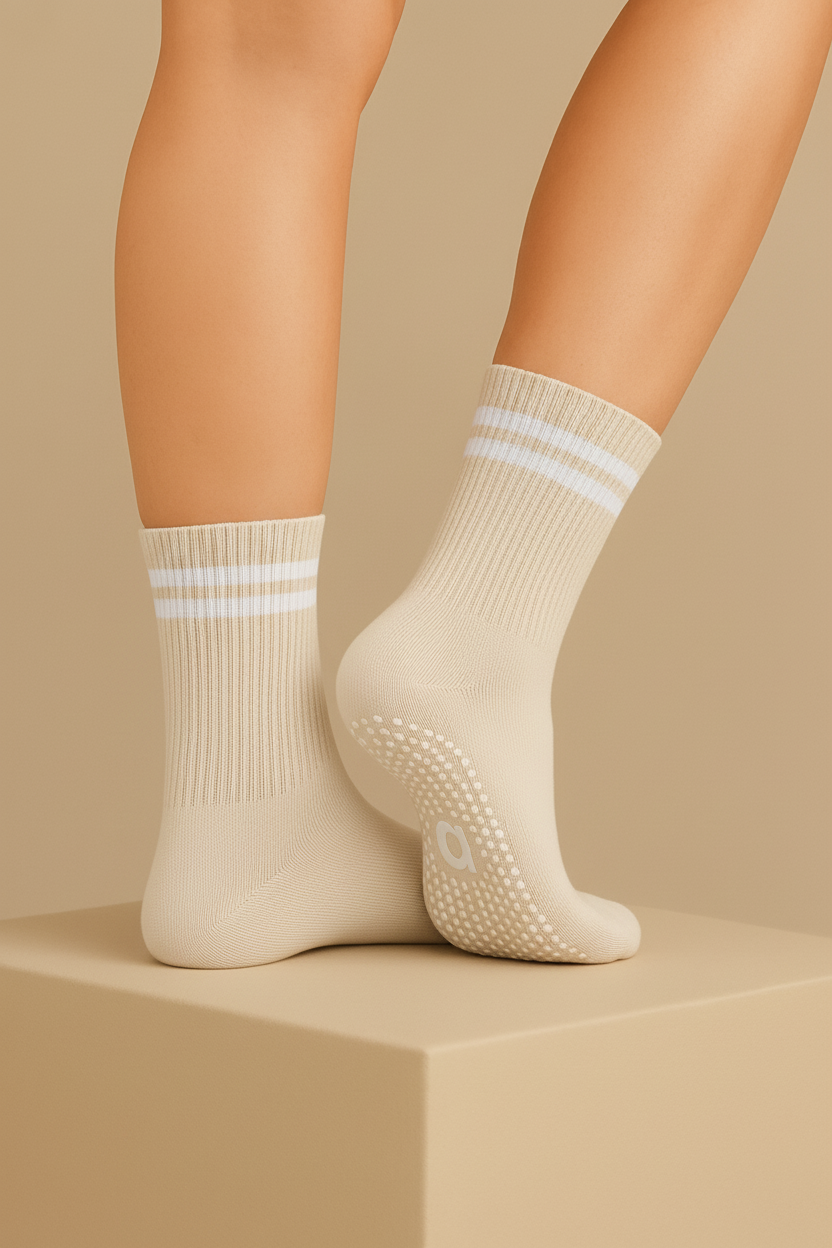 GRIP SOCKS GEBROKEN WIT